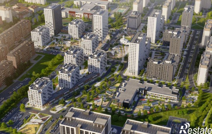 1-комн квартира в новом доме Душистая улица