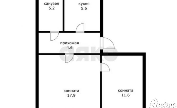 2-комн квартира ул им. Гоголя, 95,  д. 95