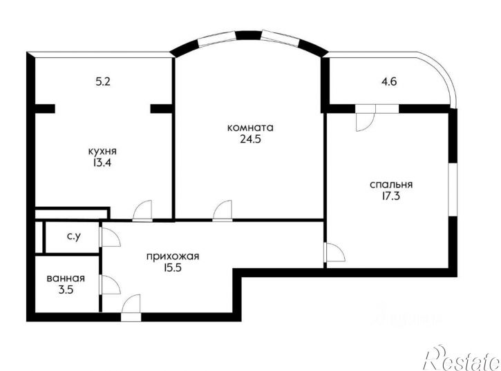 2-комн квартира ул им. Циолковского, 7,  д. 7
