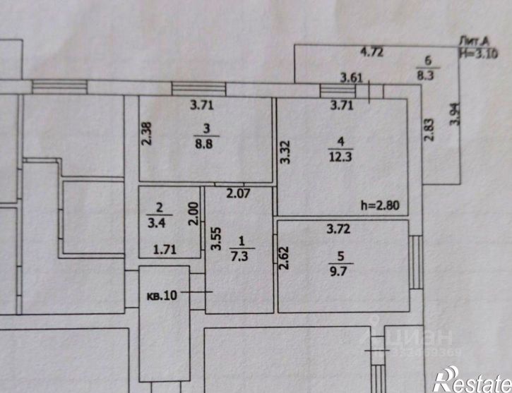 2-комн квартира ул Краевая, 1,  д. 1