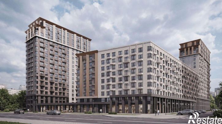 1-комн квартира в новом доме микрорайон 2-я Площадка, улица Ветеранов