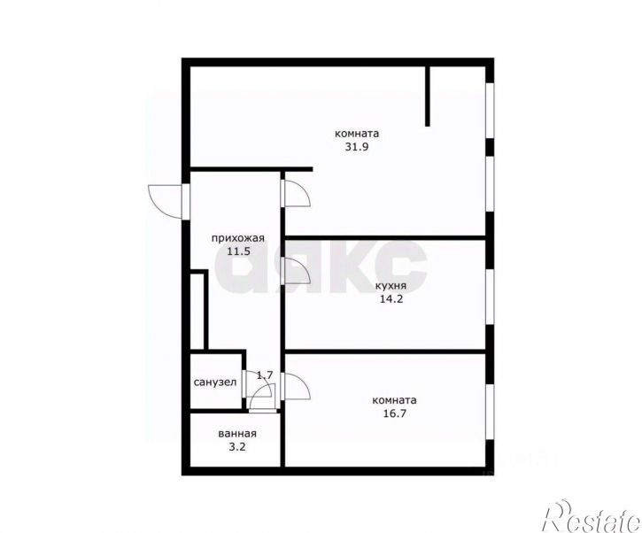 2-комн квартира ул Зиповская, 32,  д. 32