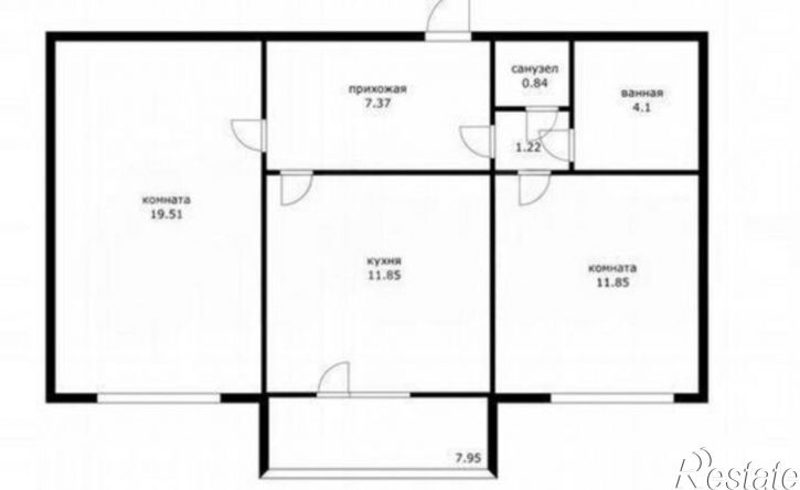 2-комн квартира ул Кореновская, 63,  д. 63