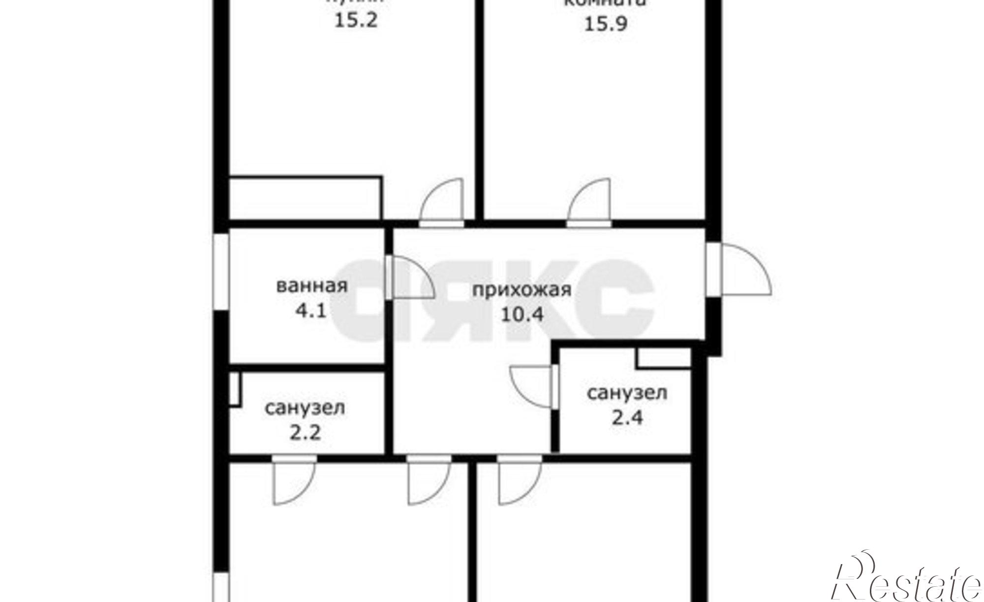Купить квартиру за 21 000 000 рублей на Элеваторный пер, 12
