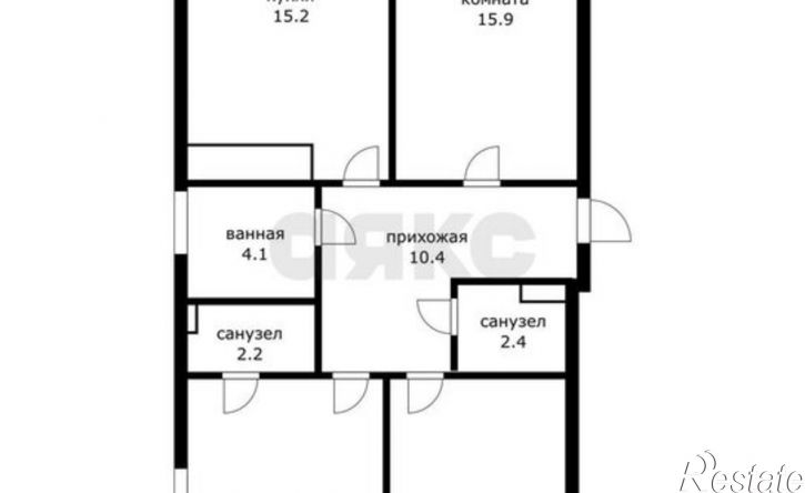 3-комн квартира Элеваторный пер, 12,  д. 12