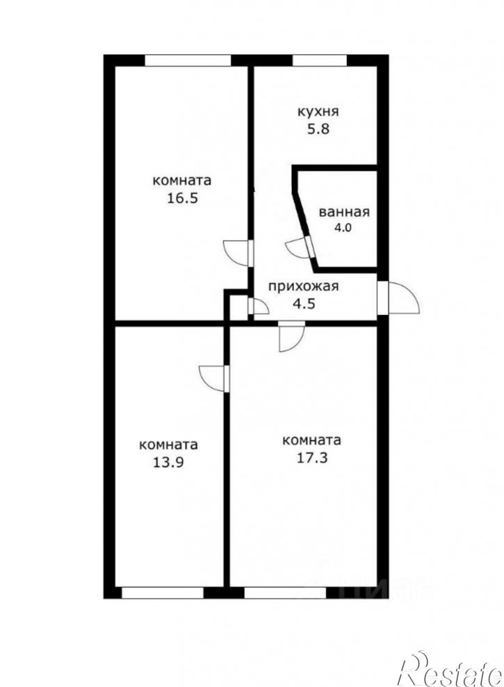 3-комн квартира ул Северная, 253,  д. 253