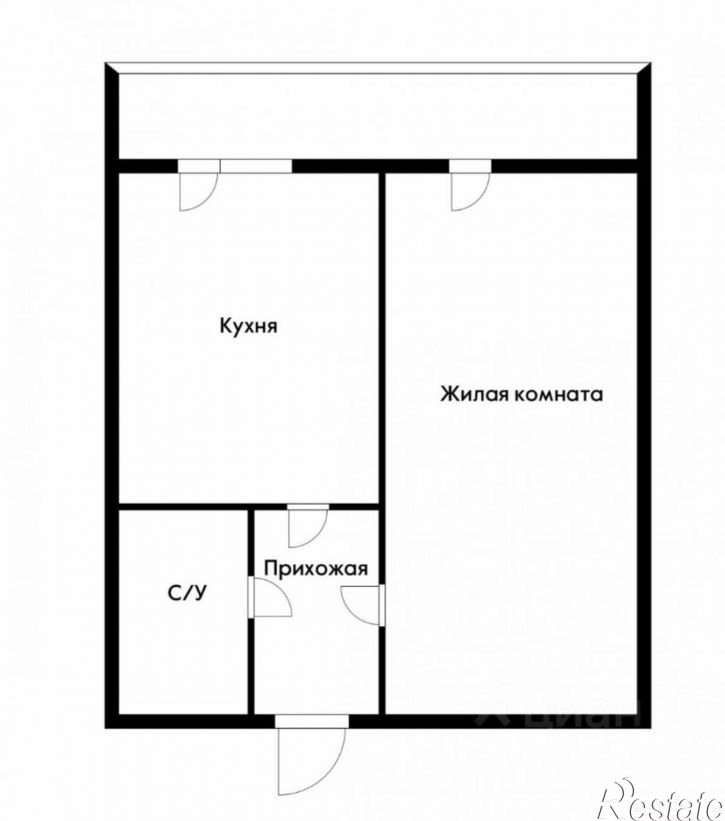 1-комн квартира ул им. Валерия Гассия, 2,  д. 2