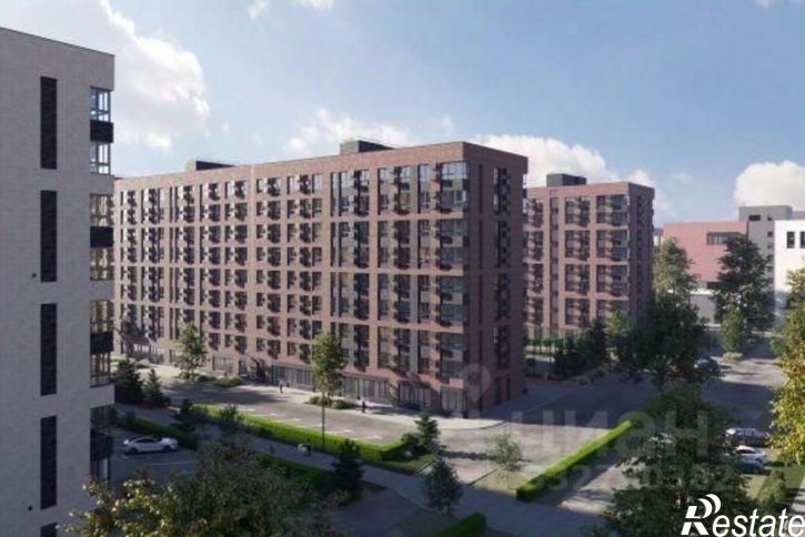 3-комн квартира в новом доме улица имени Генерала Брусилова