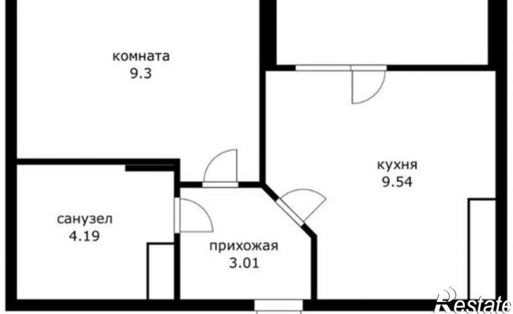 1-комн квартира ул Красных Партизан, 1/4 16,  д. 1/4 16,  к. 16