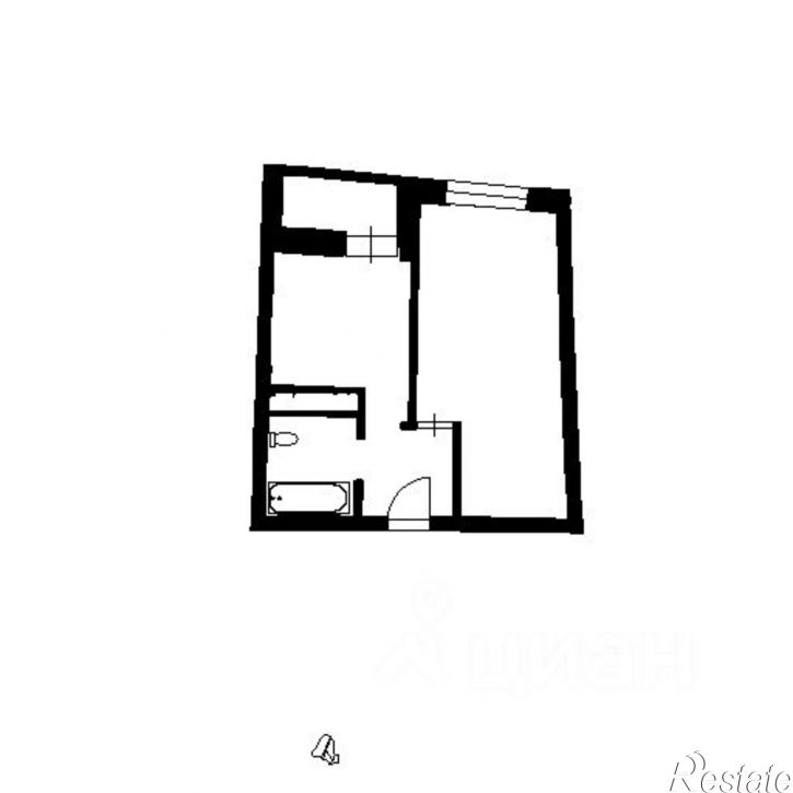 1-комн квартира ул Заполярная, 39 3,  д. 39 3,  к. 3