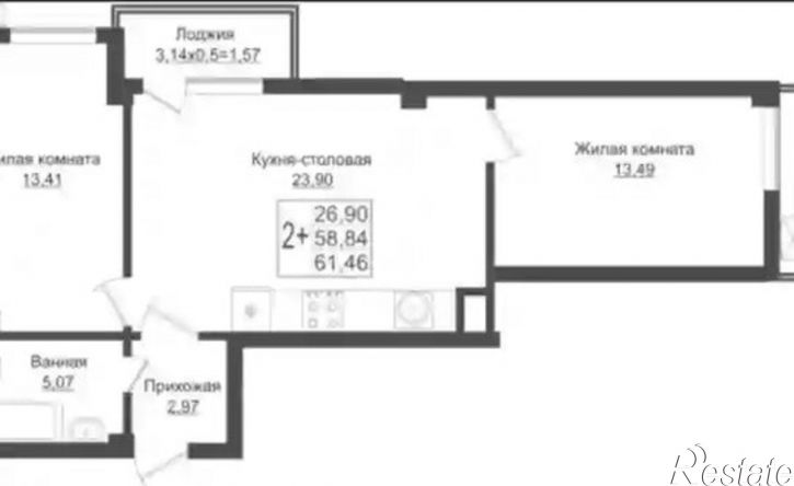 2-комн квартира ул Византийская, 6,  д. 6