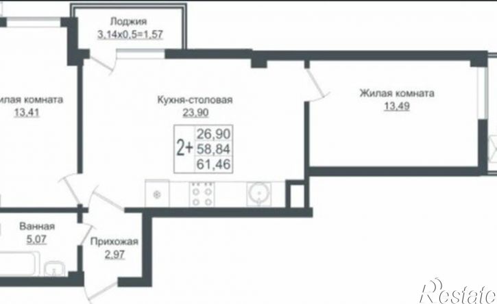 2-комн квартира ул Византийская, 6,  д. 6