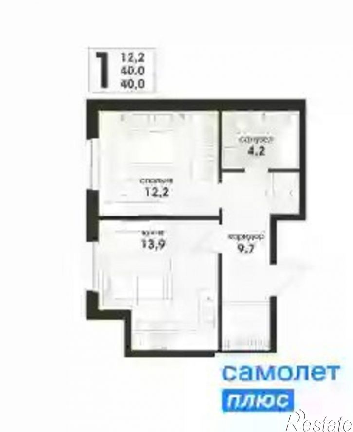 1-комн квартира Красная улица