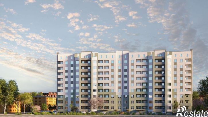 1-комн квартира в новом доме ул им. Есенина, 108/7Б,  д. 108/7Б