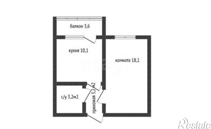 1-комн квартира ул Командорская, 3 1,  д. 3 1,  к. 1