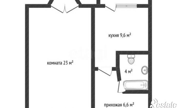 1-комн квартира ул им. Есенина, 133,  д. 133