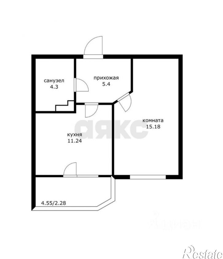 1-комн квартира ул Конгрессная, 37Б,  д. 37Б