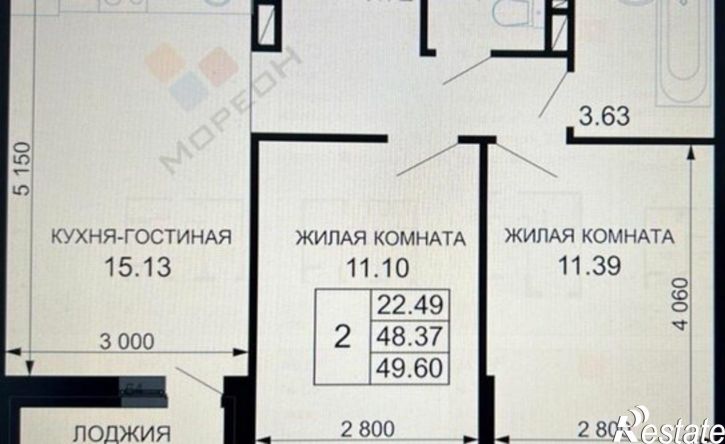 2-комн квартира ул Скандинавская, 1 10,  д. 1 10,  к. 10