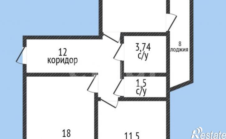 2-комн квартира ул им. Петра Метальникова, 3/1 2,  д. 3/1 2,  к. 2