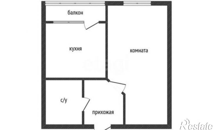 1-комн квартира ул им. Героя Георгия Бочарникова, 8,  д. 8