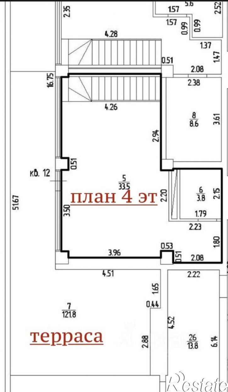 4-комн квартира ул Береговая, 10/3,  д. 10/3