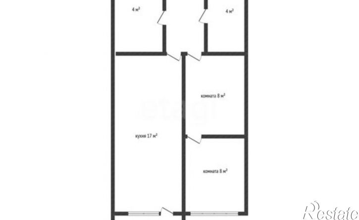 2-комн квартира ул им. Евгении Жигуленко, 3 1,  д. 3 1,  к. 1