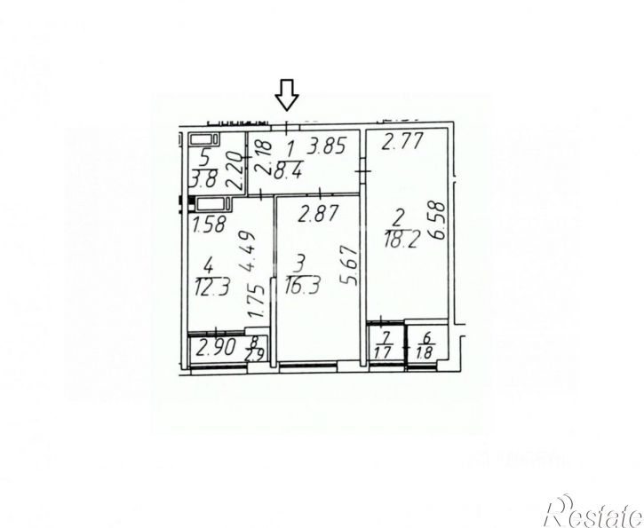 2-комн квартира ул Школьная, 1,  д. 1