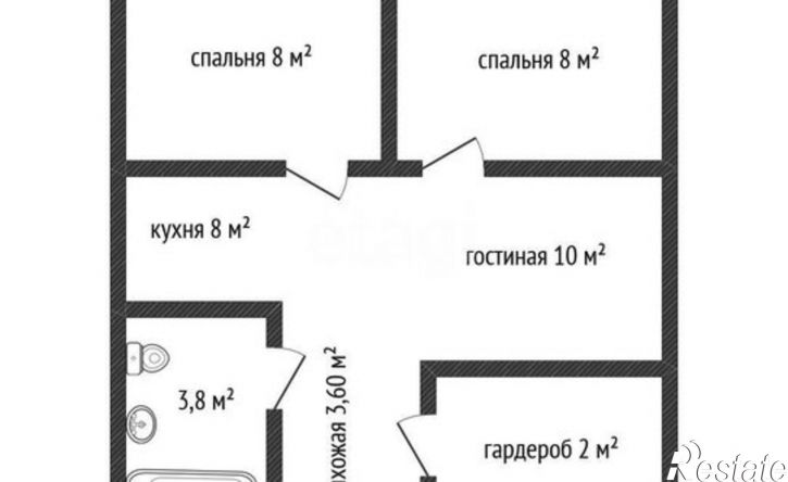 1-комн квартира ул им. Петра Метальникова, 36,  д. 36