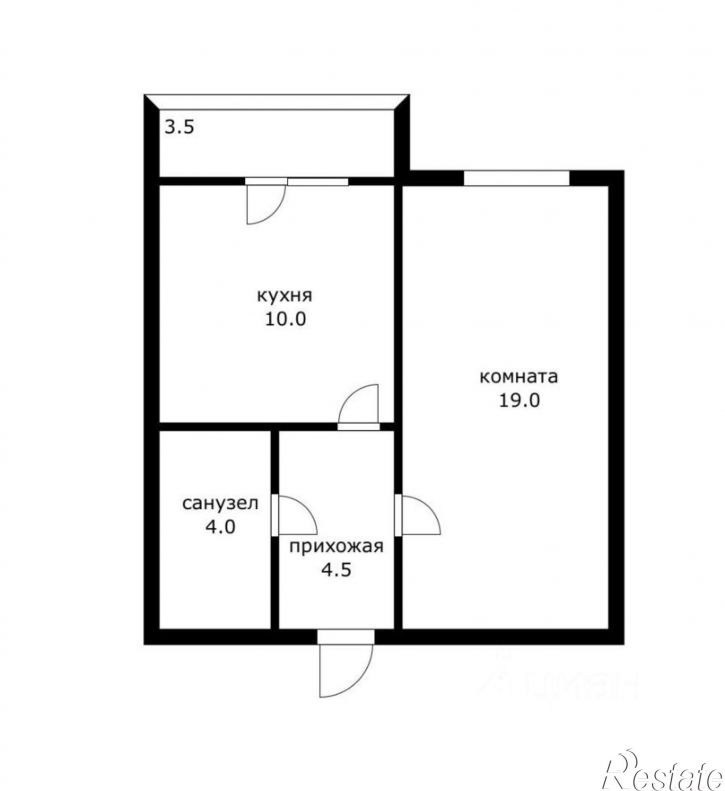 1-комн квартира ул Героев-Разведчиков, 21/2,  д. 21/2