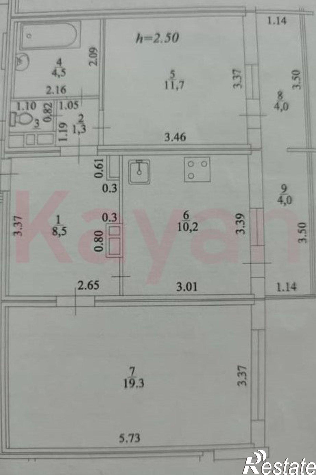 Купить квартиру за 5 600 000 рублей на Черкасская ул.