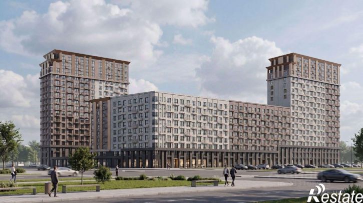 1-комн квартира в новом доме микрорайон 2-я Площадка, улица Ветеранов