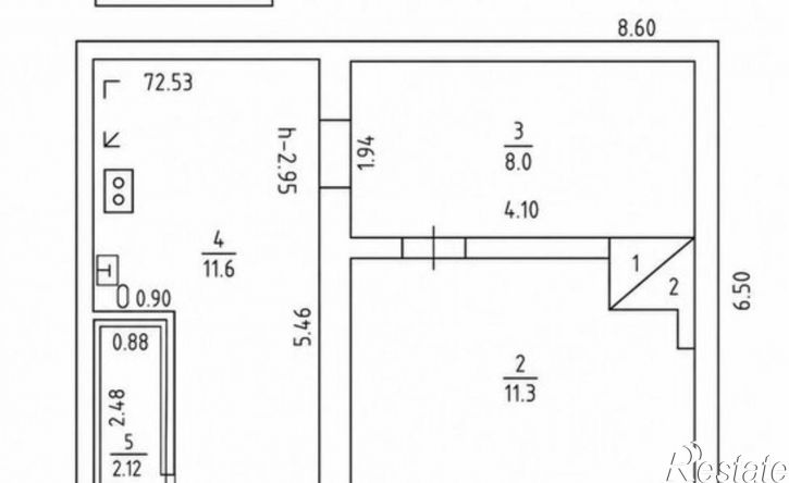 2-комн квартира ул Кузнечная, 28,  д. 28