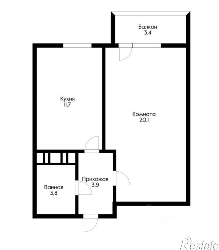 1-комн квартира ул Гаражная, 87 1,  д. 87 1,  к. 1