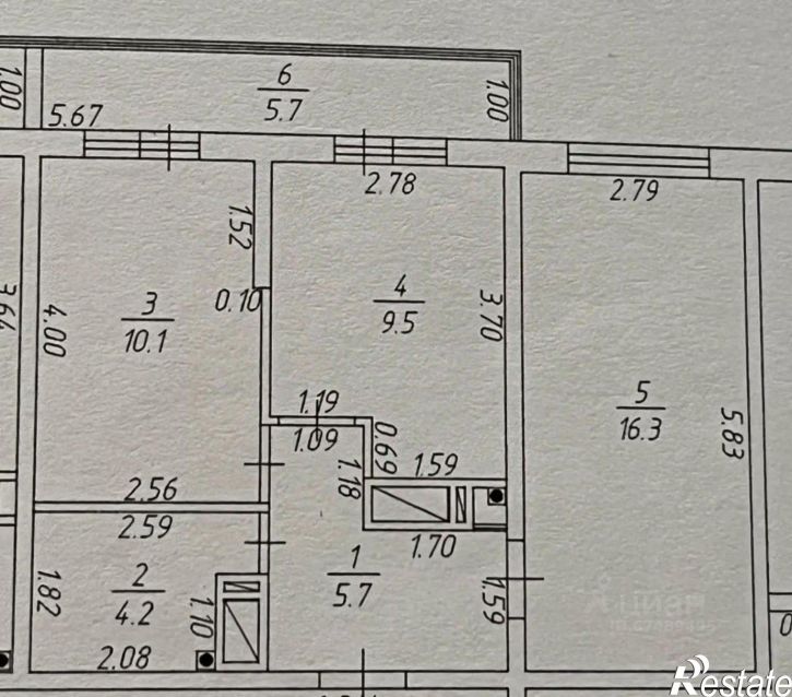2-комн квартира ул Домбайская, 55 2,  д. 55 2,  к. 2