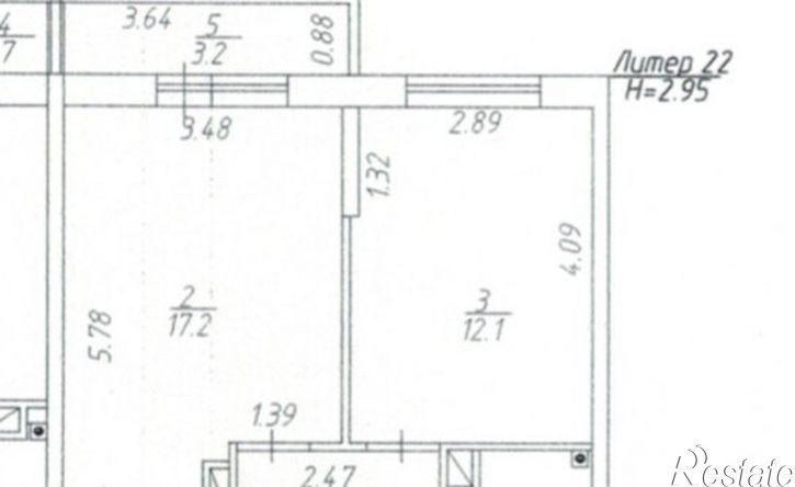 1-комн квартира улица Лётчика Позднякова, 2к21