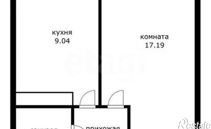 1-комн квартира ул Заполярная, 39 1,  д. 39 1,  к. 1