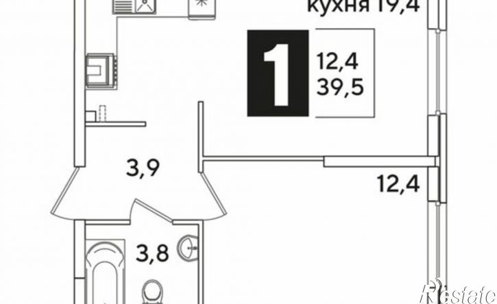 1-комн квартира ул им. Ивана Беличенко, 87,  д. 87
