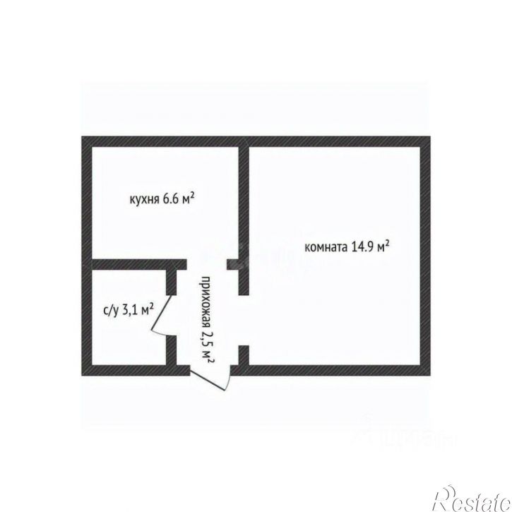 1-комн квартира Ленский пер, 22,  д. 22