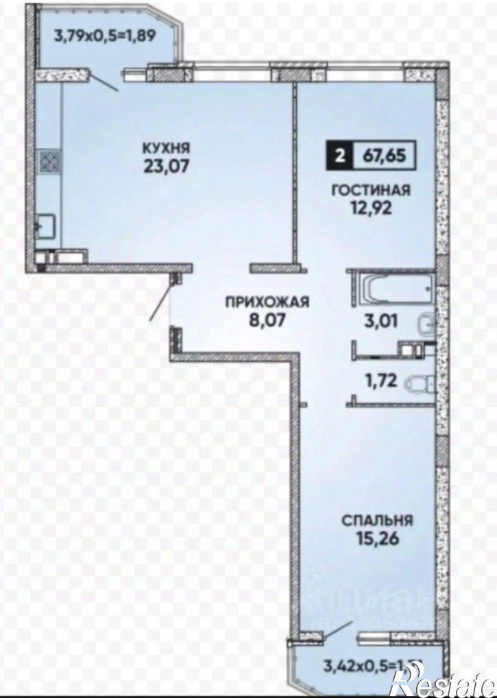 2-комн квартира ул Конгрессная, 33,  д. 33