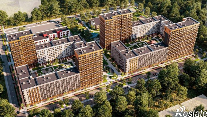 1-комн квартира в новом доме жилой комплекс Самолёт-7