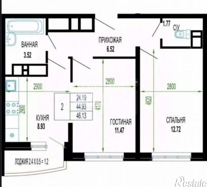 2-комн квартира ул им. Петра Метальникова, 36,  д. 36
