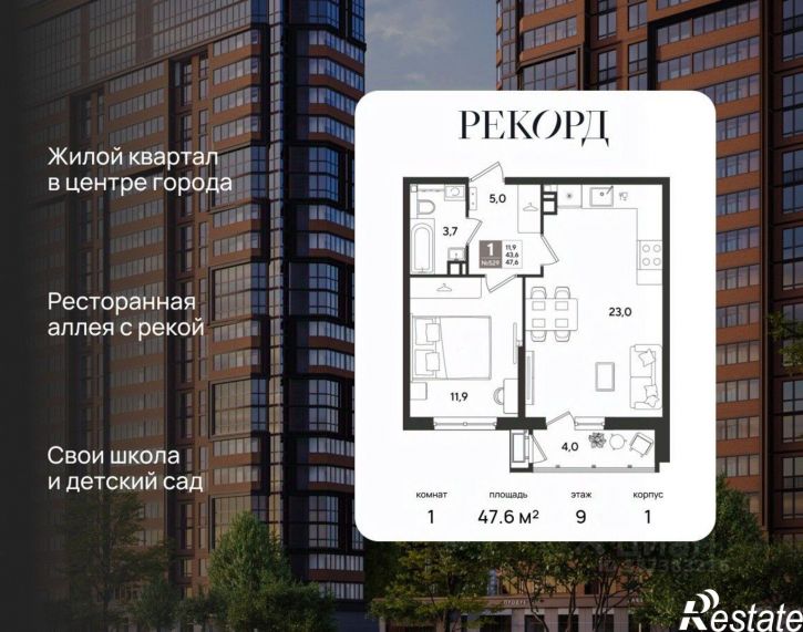 1-комн квартира в новом доме ул Новороссийская, 102/8 5,  д. 102/8 5,  к. 5