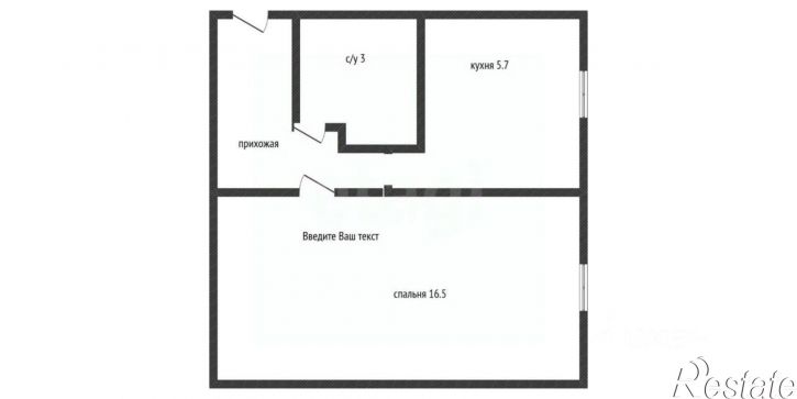 1-комн квартира ул 2-я Заречная, 104В,  д. 104В