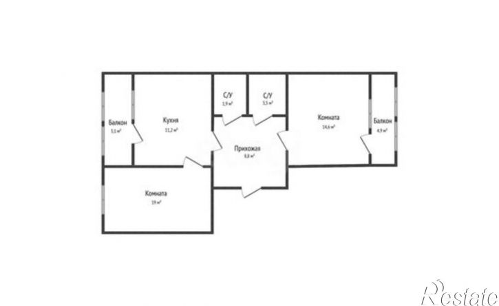 2-комн квартира ул Командорская, 3 1,  д. 3 1,  к. 1