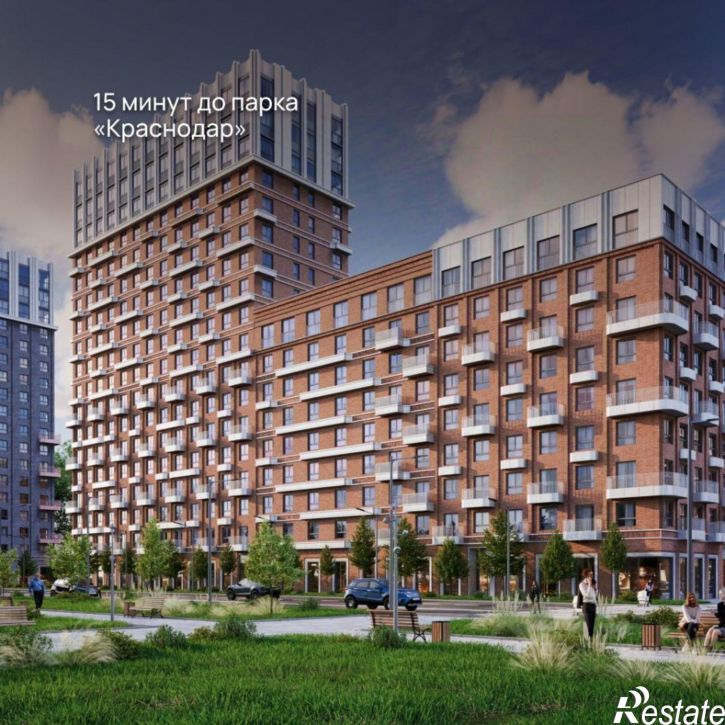 1-комн квартира в новом доме микрорайон Плодородный-2