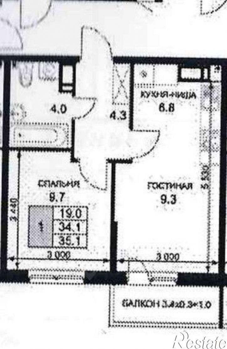 1-комн квартира ул им. Героя Ростовского, 8 2,  д. 8 2,  к. 2
