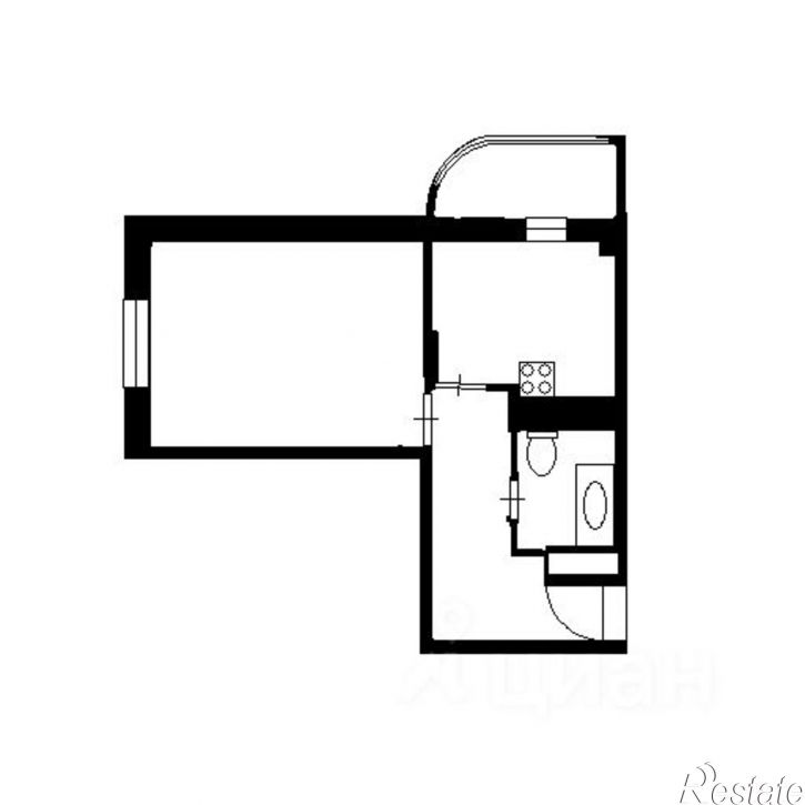 1-комн квартира ул Круговая, 4В 3,  д. 4В 3,  к. 3