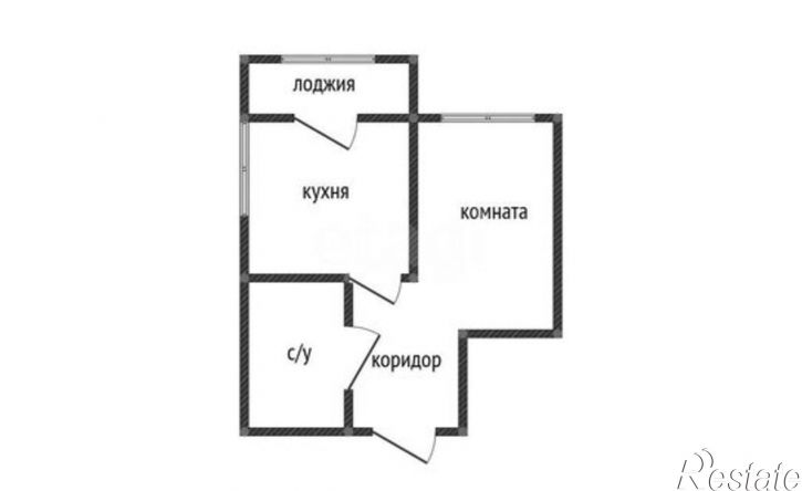 1-комн квартира Круговая улица, 4/1к4
