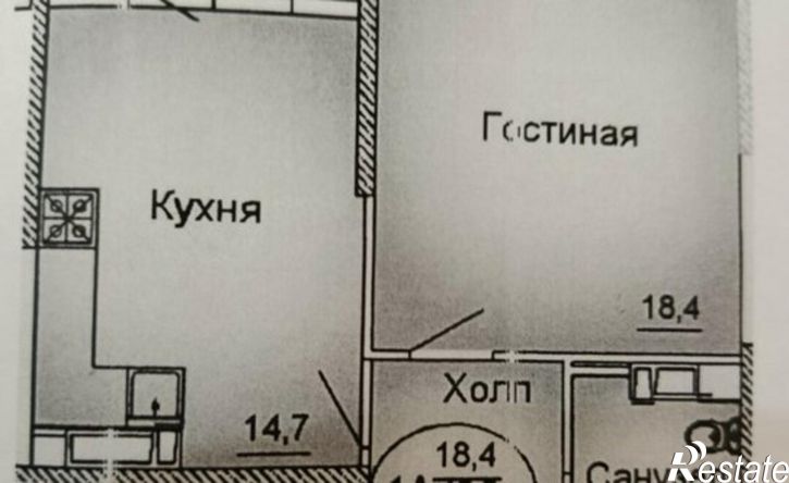 1-комн квартира ул Уральская, 100,  д. 100