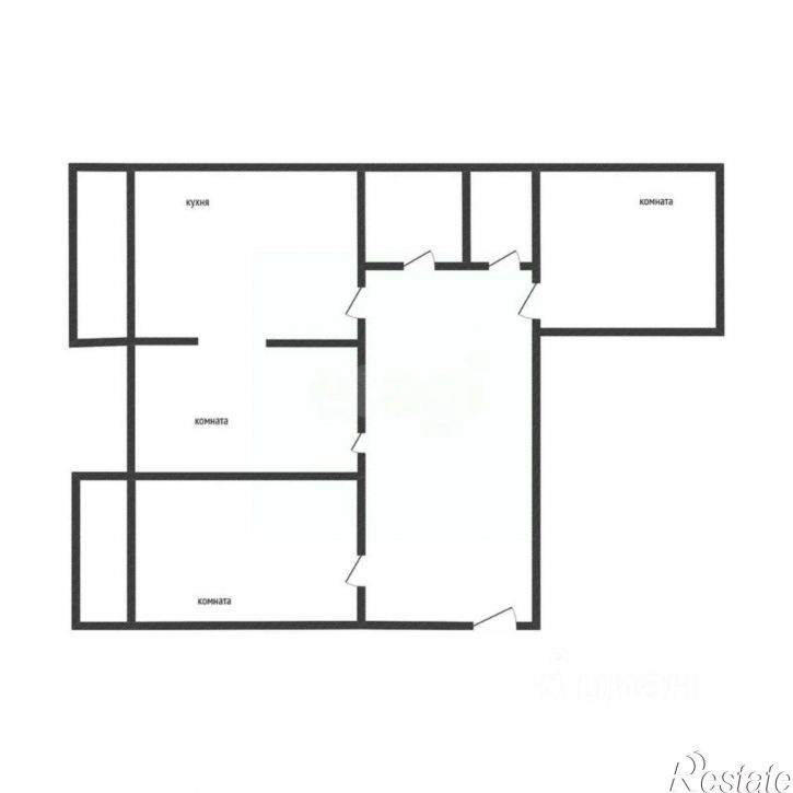 3-комн квартира ул им. Виктора Нарыкова, 6 1,  д. 6 1,  к. 1